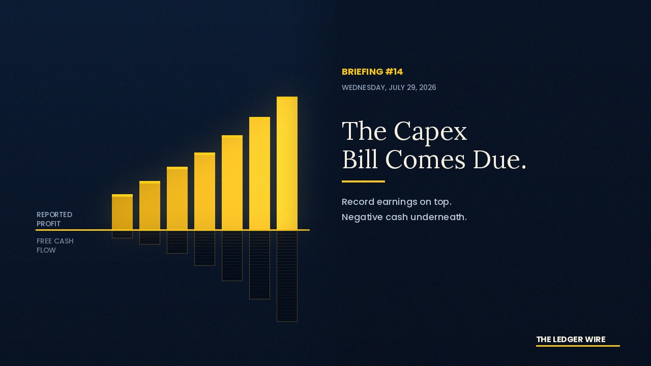 The Capex Bill Comes Due — Briefing #14